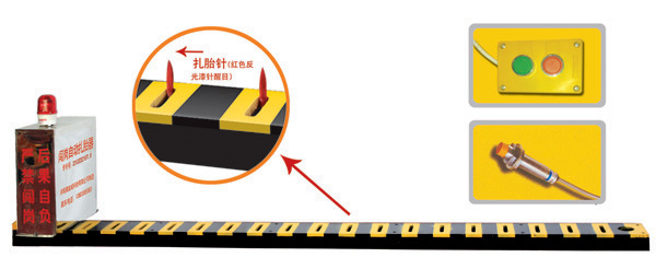 黄石黄石港区V3嵌入式闯岗自动扎胎器/阻车器